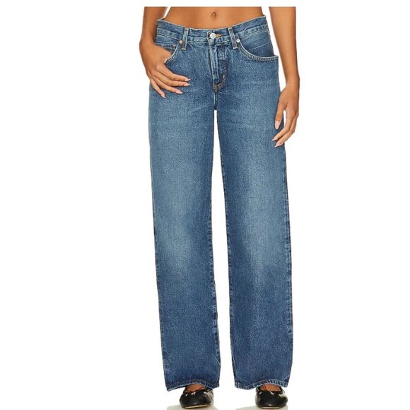 Agolde Fusion Wide Leg Baggy Jeans Size 27 - Picture 1 of 13
